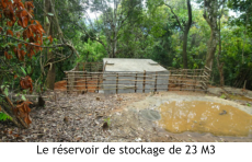 Le réservoir de stockage de 23 M3
