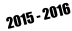 2015 - 2016
